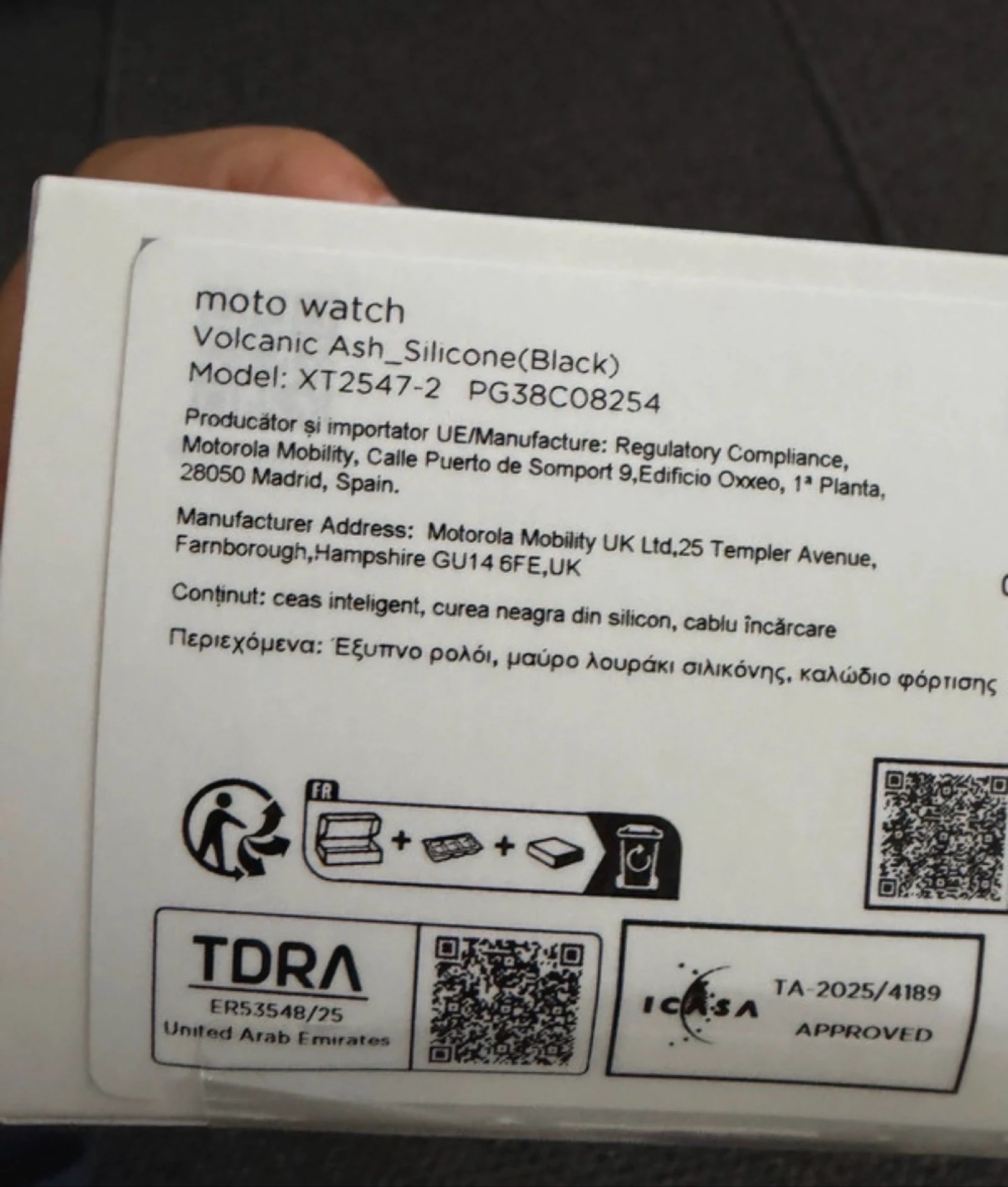 Relógio Moto Watch Cinza Vulcânico da Motorola – photo 3
